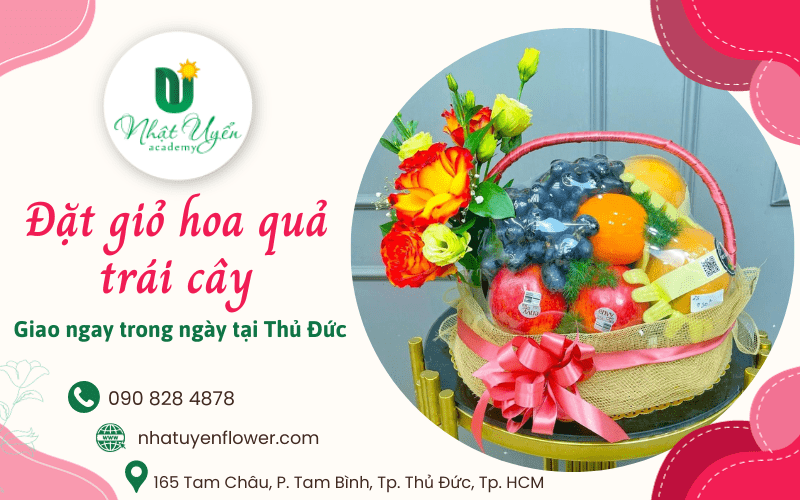 Giỏ hoa quả trái cây