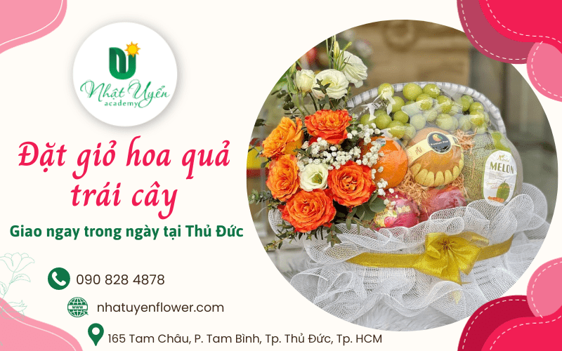 Giỏ hoa quả trái cây