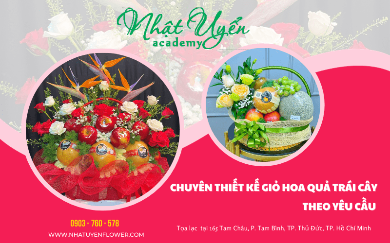 giỏ hoa quả trái cây