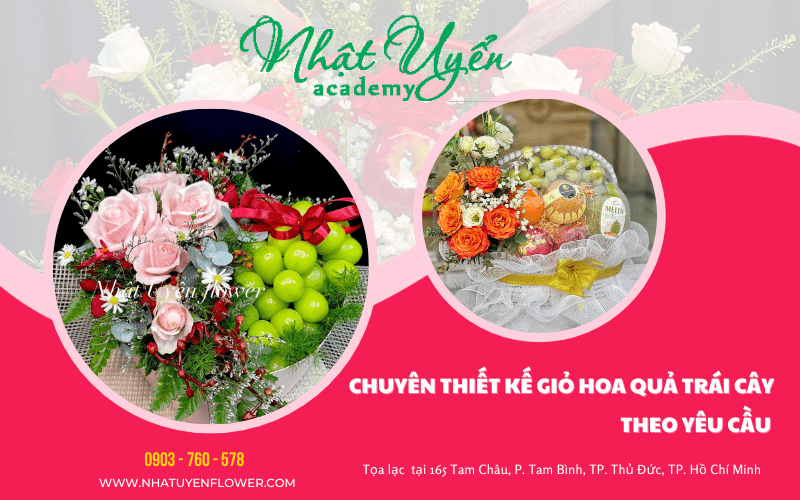 giỏ hoa quả trái cây