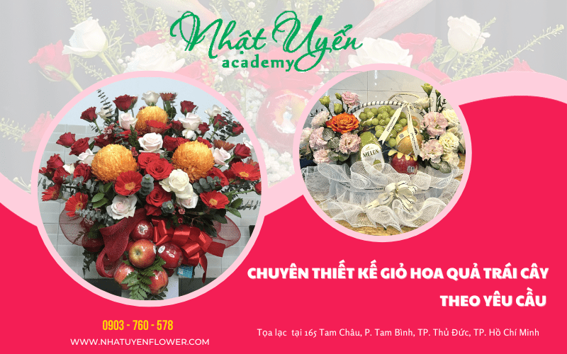 giỏ hoa quả trái cây