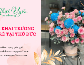 Các mẫu kệ hoa và lẵng hoa tươi chúc mừng ngày khai trương xinh xắn