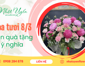 Đặt hoa tươi 8/3 – Hình thức quà tặng ý nghĩa