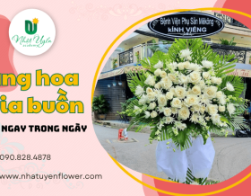 Dịch vụ đặt lẵng hoa chia buồn tự chọn, giao ngay trong ngày