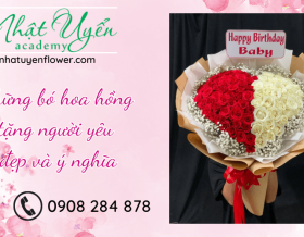 Những bó hoa hồng tặng người yêu đẹp và ý nghĩa, giao hoa nhanh tại Thủ Đức