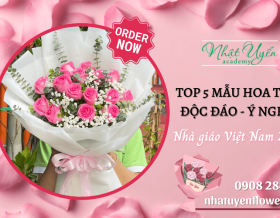 Top 5 mẫu hoa tươi độc đáo và ý nghĩa gửi tặng thầy cô dịp 20/11