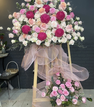 Kệ Hoa Tươi Chúc Mừng KHT-0004