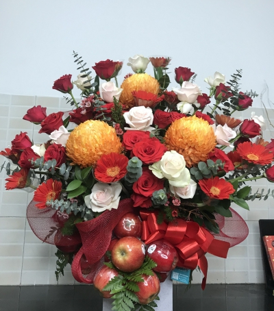 Giỏ Hoa Quả Trái Cây - Giỏ Hoa Xinh HX-0022