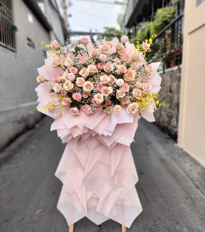 Kệ Hoa Tươi Chúc Mừng KHT-0002