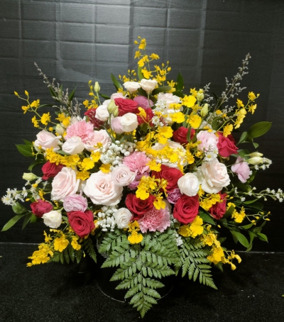 Giỏ Hoa Tươi - Hoa Chúc Mừng HCM-0022