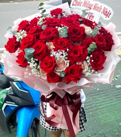 Bó Hoa Tươi - Hoa Chúc Mừng Sinh Nhật HSN-0003