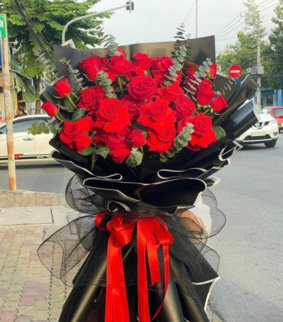 Bó Hoa Hồng Tình Yêu - Bó Hoa Tươi HTY-0018