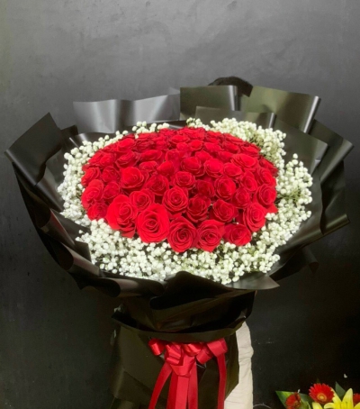 Bó Hoa Hồng Tình Yêu - Bó Hoa Tươi HTY-0023