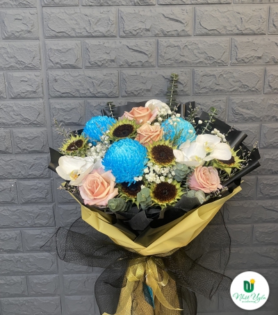 Bó Hoa Chúc Mừng HCM-0004