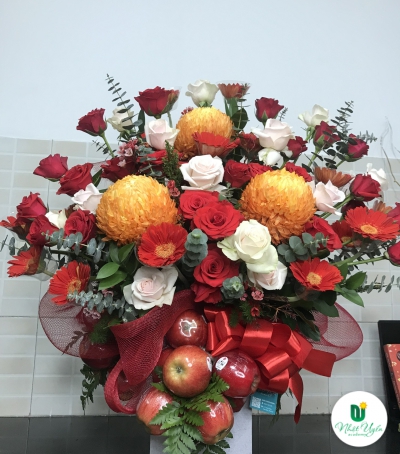 Giỏ Hoa Quả Trái Cây - Giỏ Hoa Xinh HX-0022