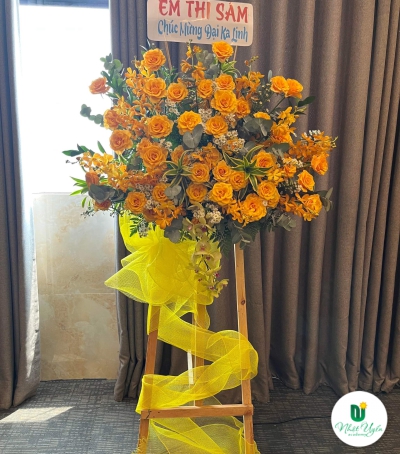 Kệ Hoa Tươi Chúc Mừng KHT-0007