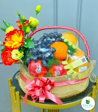 Giỏ Hoa Quả Trái Cây - Giỏ Quà Xinh HX-0007