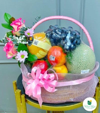 Giỏ Hoa Quả Trái Cây - Giỏ Quà Xinh HX-0009