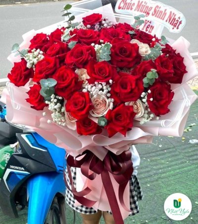 Bó Hoa Tươi - Hoa Chúc Mừng Sinh Nhật HSN-0003