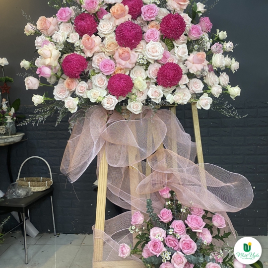 Kệ Hoa Tươi Chúc Mừng KHT-0004