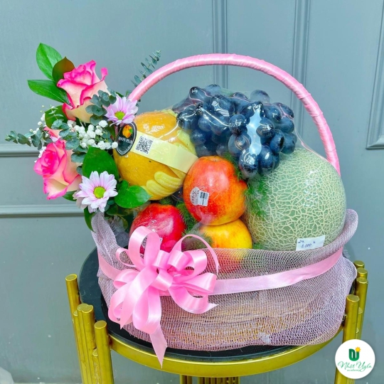 Giỏ Hoa Quả Trái Cây - Giỏ Quà Xinh HX-0009