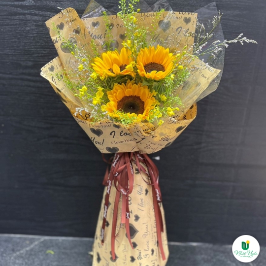 Bó Hoa Hướng Dương Chúc Mừng Tốt Nghiệp HHH-0002